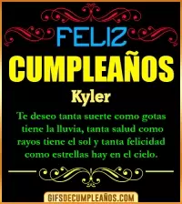 GIF Frases de Cumpleaños Kyler